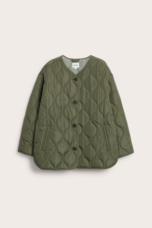 Kappahl | Vattert jakke | Grønn