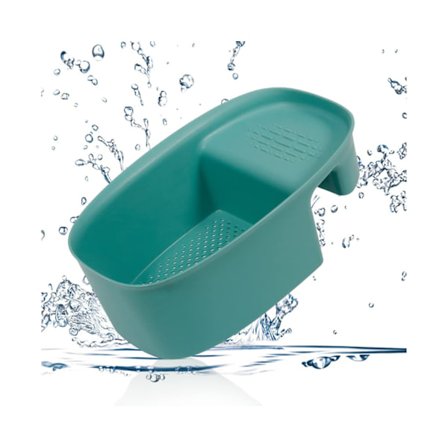 Vask-si Drænkurv til dørslag, multifunktions-sadelformet mesh-si, hjørne-madsi over vasken til køkkenaffald, grøntsags-grøn