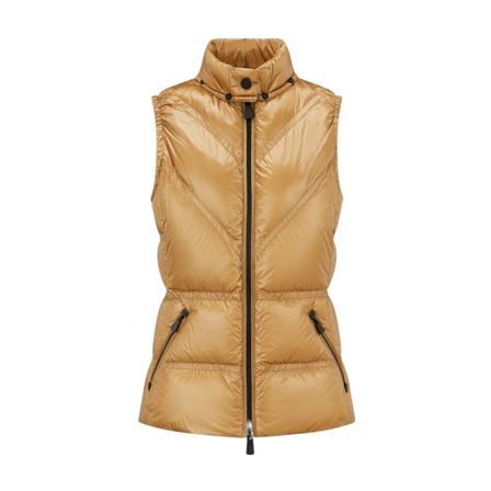 Moncler, Vests Bruin, Dames, Maat:M
