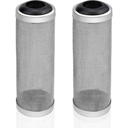 2 stk. 16mm Rejesiksikring Netfilterbeskyttelse - Til Beskyttelse af Fisk og Rejer mod Indånding