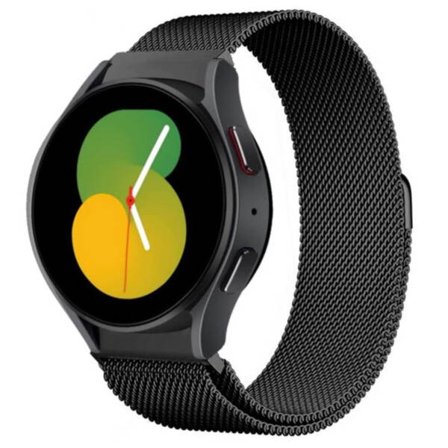 Galaxy Watch 4/5 Metal Armelet 20mm Milanese Mesh Black
