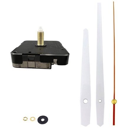 Gør-det-selv-kvarts urbevægelsesmekanisme Gør-det-selv-reparationsdele Vægurbevægelsesmekanismesæt 0,47 tommer maksimal skivetykkelse