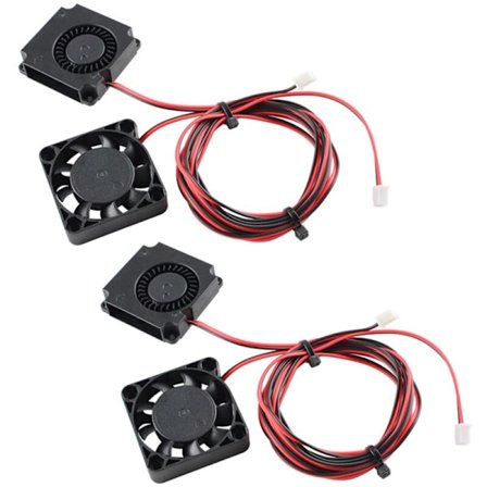 2X 4010 Fläktar DC 24V Extruder Hot End Fläkt och Turbo för 3D-skrivare 3 / Pro