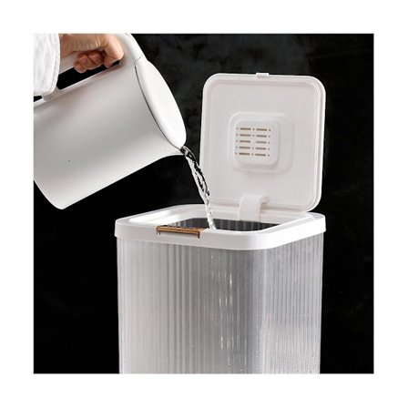 Kapacitetsboks Madopbevaringsbeholder Lufttæt Transparent Korn Mel Ris Opbevaringsbeholder 24l