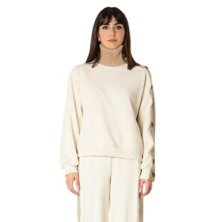 Jijil Sweatshirts vit, Dam, Dam, Storlek: M
