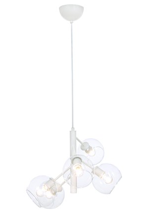 Aneta Lighting ATOM taklampe 5-lys, hvit/klart