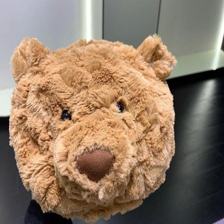 Jellycat Bartholomew kosedyr, myk og komfortabel, perfekt for barn, Valentinsdagsgaver, samleobjekter, oppgradert bjørnehodepose 16 cm