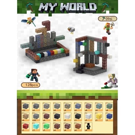 My Magnetic World Magnetisk Byggeklods Legetøjssæt-T096-Gem Store