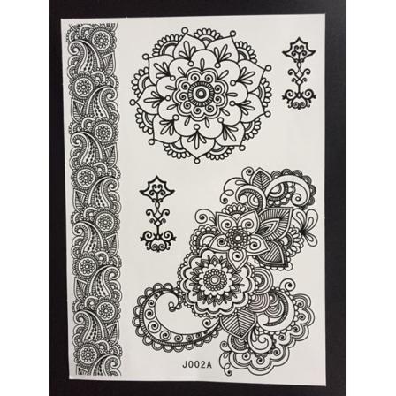Tillfällig Tatuering 21 X 15cm - Armband Mönster