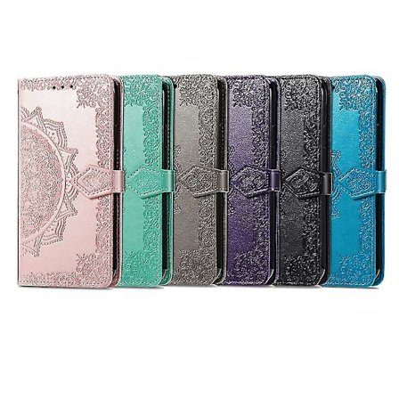 För Iphone 15 Pro Max Mandala Flower Präglat phone case(för Iphone 15 Pro Maxblack)