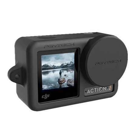 Silikongummietui PGYTECH til OSMO Action (sort)