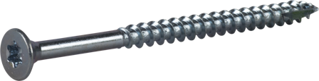 ESSVE 123207 Träskruv 6 mm Ø, TX30, helgängad, försänkt, FZB 90 mm, 100-pack, Infästning