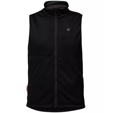 Heat Experience Heated Fleece Vest Mens Black