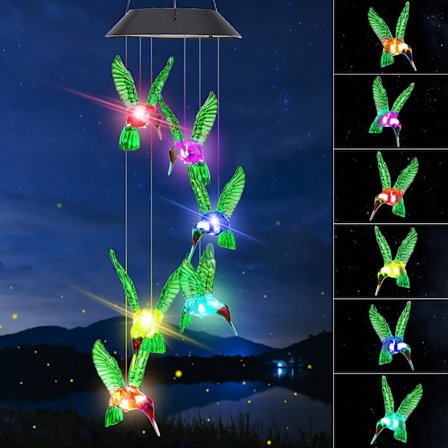 Solcelled Kolibri Vindklokker, Solcelled Vindklokker