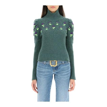Cormio, Knitwear Groen, Dames, Maat:S