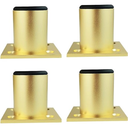 1 st möbelben i aluminiumlegering skåpben kökssoffa Meta