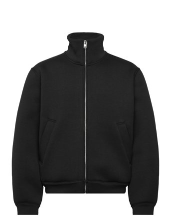 Weekday Bonded Scuba Jacket - Black - XL