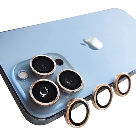 Kameraskydd för iPhone 13 Pro, kameralinsskydd för 13 Pro Max, metallkameraskydd kompatibelt med iPhone 13 Pro Max (6,7 tum) / iPhone