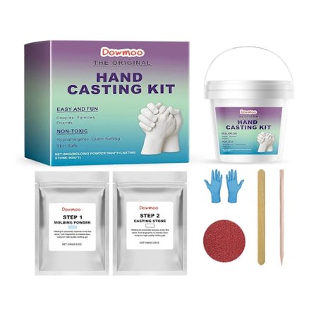 Premium Håndstøbningssæt til Par Familie Håndaftryk Form Mindegave til Bryllupsfødselsdagsgaver Dyrebare Minder