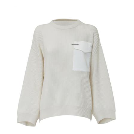 Brunello Cucinelli, Round-neck Knitwear Beżowy, Kobieta, Rozmiar: S