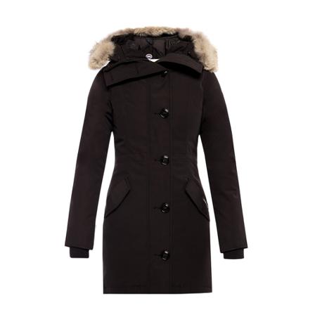 Canada Goose, Rossclair logo-patched jacket Zwart, Dames, Maat:XS