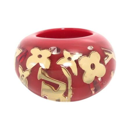 Louis Vuitton Vintage Rings Rød, Dame Vintage Smykker, Størrelse: ONE Size