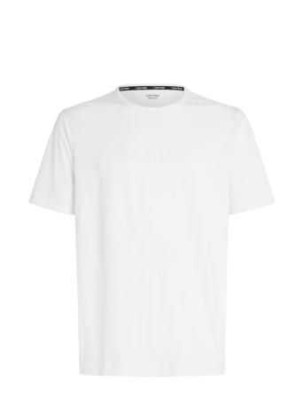 Wo - Ss Tee Sport T-shirts Short-sleeved White Calvin Klein Performance