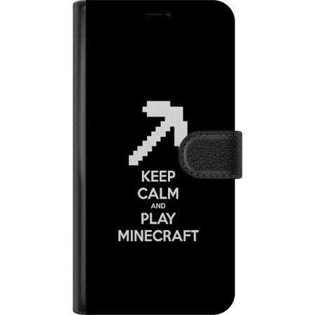Kompatibel Tegnebogsetui til Motorola Motorola Edge 50 Ultra Hold roen og spil Minecraft tekstplakat med minimalistisk gamer design til spilelskere.