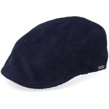 Wigéns - Blå flatcap Keps - Ivy Modern Cap Navy Flat Cap @ Hatstore