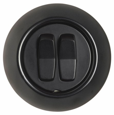 Schneider Electric Renova WDE007017 Strömbrytare infälld, svart Kron, Strömbrytare & vägguttag