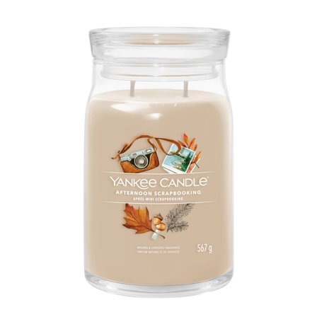 Yankee Candle Signature Jar Candles Afternoon Scrapbooking 567g - Candela Profumata
