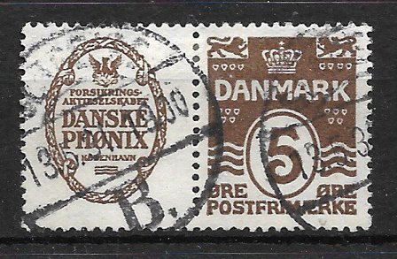 Danmark - Reklamemærke AFA 2 - Stemplet