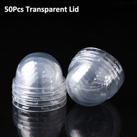 50 st Cupcake Paper Cup Transparent cover för bakningsmuggar M