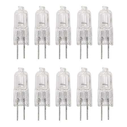 10 stk. G4 Halogenpære Belysning 10W Varm Hvid