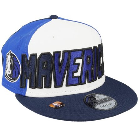 New Era - NBA Vit snapback Keps - Dallas Mavericks 9FIFTY NBA 23 Back Half White/Blue/Navy Snapback @ Hatstore
