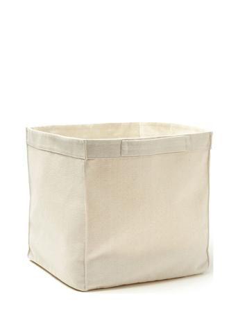 Storage Textile 30X30 Cm Off White Home Kids Decor Storage Storage Boxes Creme Kid's Concept*Betinget Tilbud