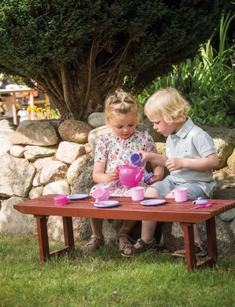 Dantoy My Little P. Tea Set In Net 17 Pcs - Multi/patterned - ONE SIZE