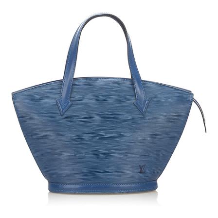 Louis Vuitton Vintage, Pre-owned Epi Saint Jacques PM Short Strap Leather Blauw, Dames, Maat:ONE Size