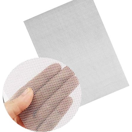 Fint metalnet, 20 Mesh trådnet vævet net, 150x210mm trådnet, vævet net rustfrit stålnet gnavernet vævet plade