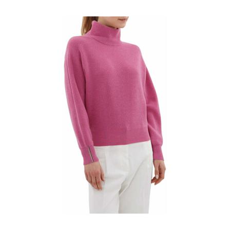 Peserico Turtleneck rosa, Dam Polotröjor, Dam, Storlek: L