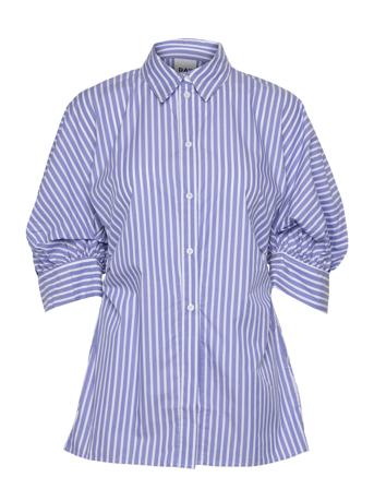Raphael - Classic Cotton Stripe Langermet Skjorte Blå Day Birger Et Mikkelsen*Betinget Tilbud