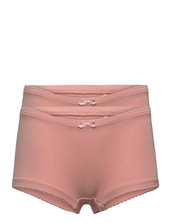Hipsters 2-Pack - Bamboo Night & Underwear Underwear Underpants Rosa Minymo
