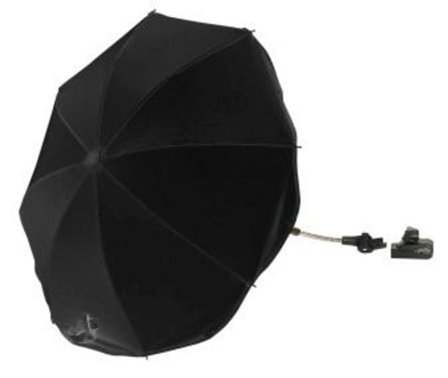 Basson Baby Aftagelig Parasol Lux Sort, Børn & Forældre, Babyudstyr, Tilbehør Til Vogne