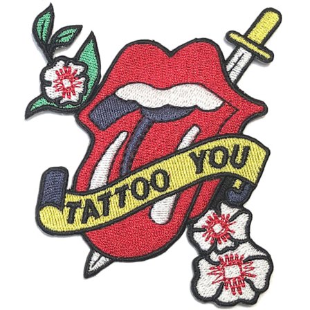 The Rolling Stones Tattoo You Patch En Storlek Flerfärgad