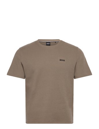BOSS Waffle T-Shirt - Brown - XL