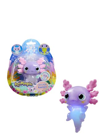 Goliath Animagic Let ́s Glo Axolotl Pastel Glow In The Dark - Purple - ONE SIZE
