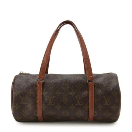 Louis Vuitton Vintage Pre-owned Canvas hndtasker Brun, Dame Vintage Tasker, Størrelse: ONE Size