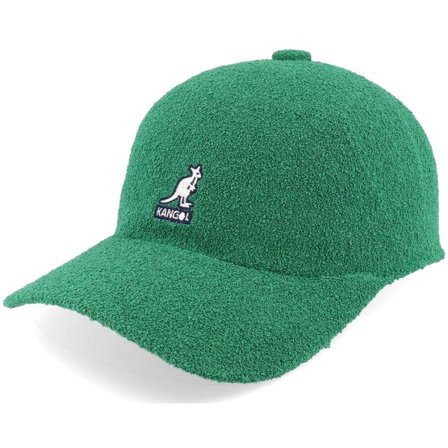 Kangol - Grön adjustable Keps - Bermuda Elastic Spacecap Turf Green Adjustable @ Hatstore