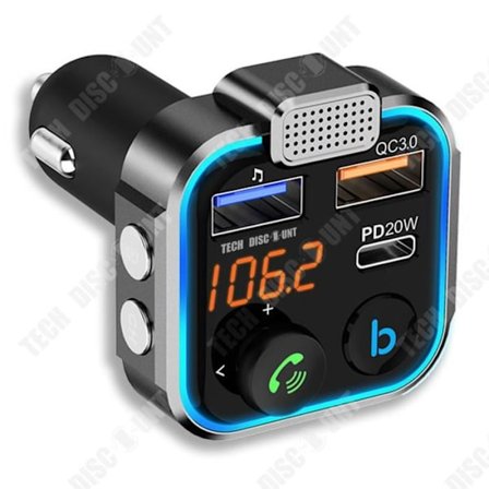 Bluetooth MP3-spelare - TD - BT23 - Handsfree-kit - USB-minne - FM-sändning