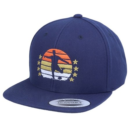 Forza - Modrá snapback Kšiltovka - Kids Sunset Football Logo Navy Snapback @ Hatstore